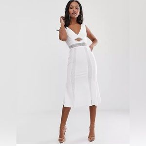 ASOS White dress, size 12, never worn- NWT